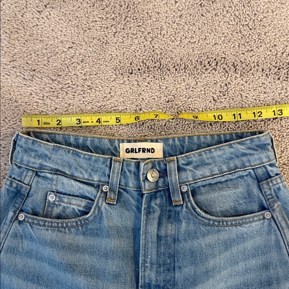 GRLFRND Austen High Rise Jeans La Brea Ave Denim Size 24 - Picture 10 of 13